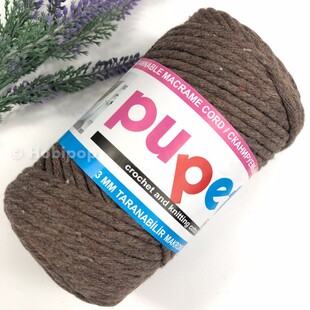 PUPPETS - Tarama Makrome İpi 3 MM 250 g Kahve PUPPETS - Tarama Makrome İpi 3 MM 250 g Kahve
