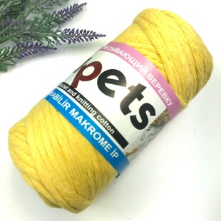 PUPPETS - Tarama Makrome İpi 3 MM 250 g Sarı PUPPETS - Tarama Makrome İpi 3 MM 250 g Sarı