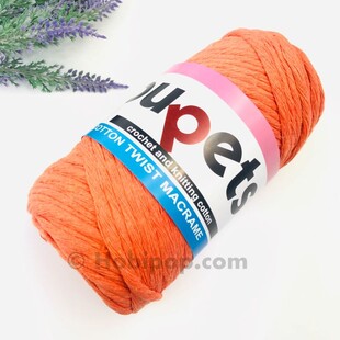 PUPPETS - Tarama Makrome İpi 3 MM 250 g Turuncu PUPPETS - Tarama Makrome İpi 3 MM 250 g Turuncu