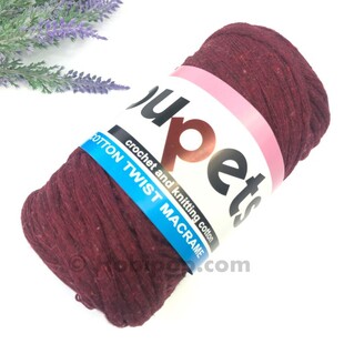 PUPPETS - Tarama Makrome İpi 3 MM 250 g Vişne PUPPETS - Tarama Makrome İpi 3 MM 250 g Vişne