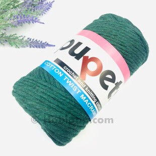 PUPPETS - Tarama Makrome İpi 3 MM 250 g Zümrüt PUPPETS - Tarama Makrome İpi 3 MM 250 g Zümrüt