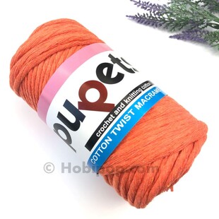 PUPPETS - Tarama Makrome İpi 4 MM 250 g Turuncu PUPPETS - Tarama Makrome İpi 4 MM 250 g Turuncu
