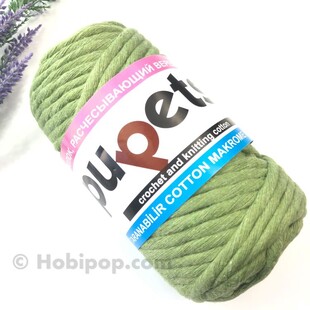 PUPPETS - Tarama Makrome İpi 4 MM 250 g Elma Yeşil PUPPETS - Tarama Makrome İpi 4 MM 250 g Elma Yeşil