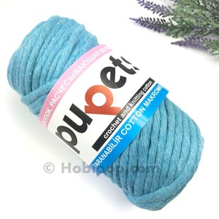 PUPPETS - Tarama Makrome İpi 4 MM 250 g Turkuaz PUPPETS - Tarama Makrome İpi 4 MM 250 g Turkuaz