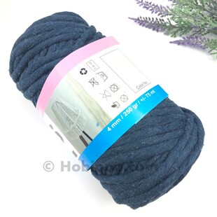 Tarama Makrome İpi 4 MM 250 g Jean - Thumbnail