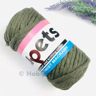 PUPPETS - Tarama Makrome İpi 4 MM 250 g Haki Yeşil PUPPETS - Tarama Makrome İpi 4 MM 250 g Haki Yeşil