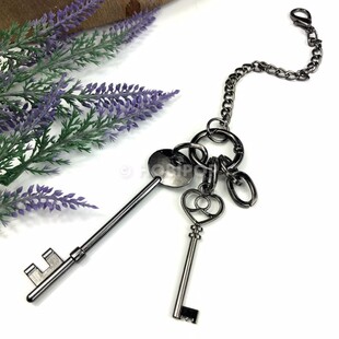 HOBİPOP - Çanta Süsü Anahtar Füme 