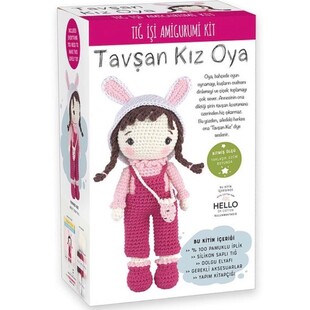 Tavşan Kız Oya Amigurumi Yapım Seti - Thumbnail