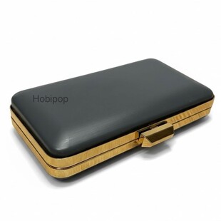 Astarsız Tel Kırma Çanta Kalıbı Abiye Çanta Kalıp 197 Altın Renk - Thumbnail