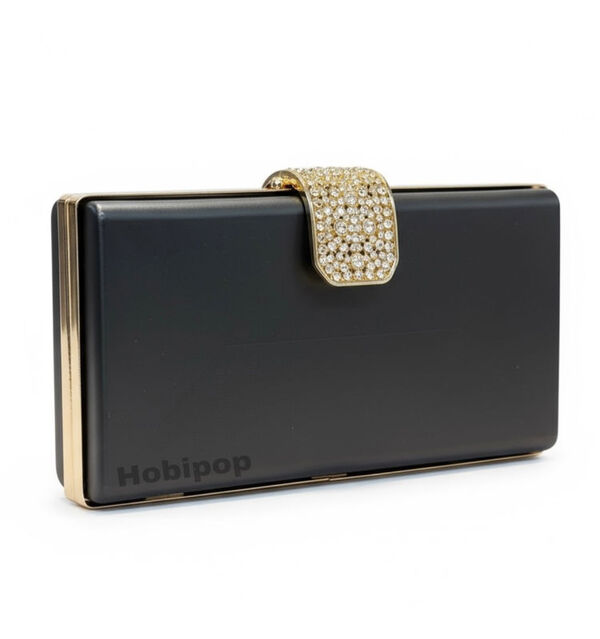 Astarsız Tel Kırma Çanta Kalıbı Abiye Çanta Kalıp No 110-26 Altın Renk