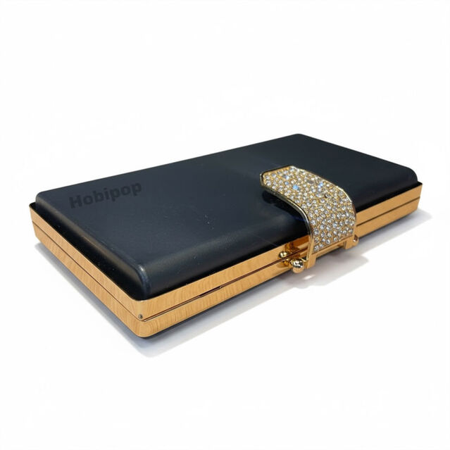 Astarsız Tel Kırma Çanta Kalıbı Abiye Çanta Kalıp No 110-26 Altın Renk