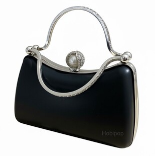 HOBİPOP - Astarsız Tel Kırma Çanta Kalıbı Abiye Çanta Kalıp No 223 Gümüş Renk