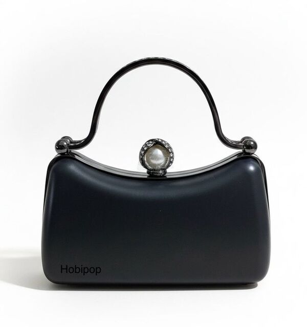 Astarsız Tel Kırma Çanta Kalıbı Abiye Çanta Kalıp No 223 Füme Renk