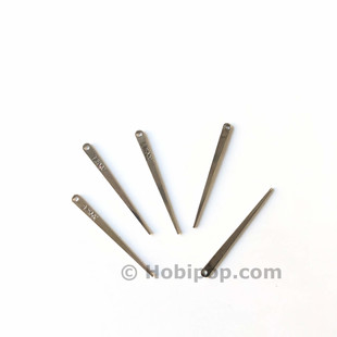 HOBİPOP - Tel Kırma İğnesi Tek Delikli El Yapımı Gümüş Renk 1 Adet