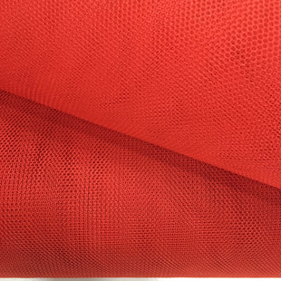 HOBİPOP - Bartın Tel Kırma Petek Tül Kırmızı