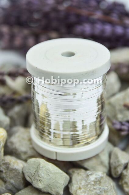 Tel Kırma Teli İpi 30 Metre Tekli Makara Gümüş Renk