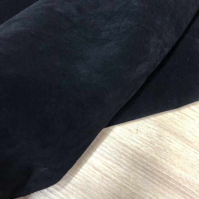 Tel Kırma ve Abiye Çanta Tek Taraflı Nubuk Çanta Astarı Siyah Yarım Metre