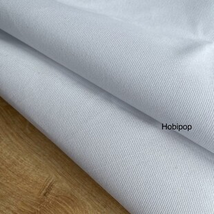 HOBİPOP - Tel Kırma ve Abiye Çanta Tek Taraflı Nubuk Çanta Astarı Beyaz Yarım Metre