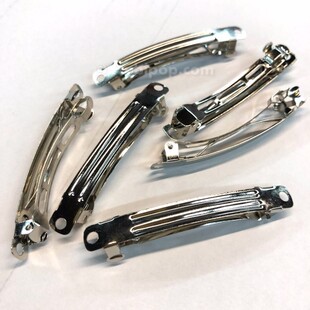 HOBİPOP - Toka Klipsi Gümüş Renk 6 cm