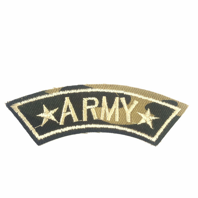 Ütüyle Yapışan Arma Army Oval