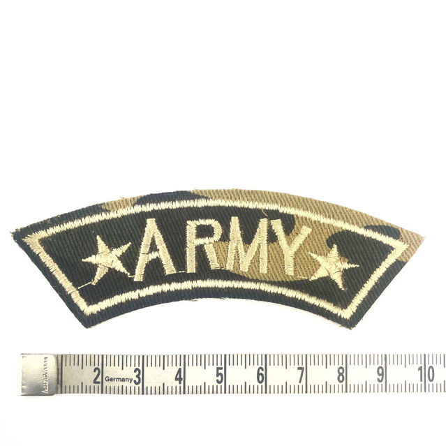 Ütüyle Yapışan Arma Army Oval