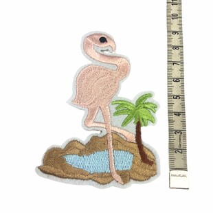 Ütüyle Yapışan Arma Flamingo - Thumbnail