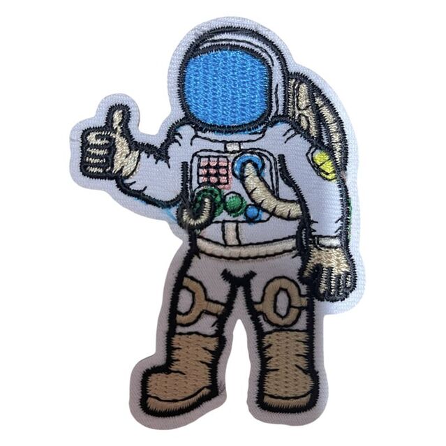 Ütüyle Yapışan Arma Mavi Astronot Ütüyle Yapışan Arma Mavi Astronot