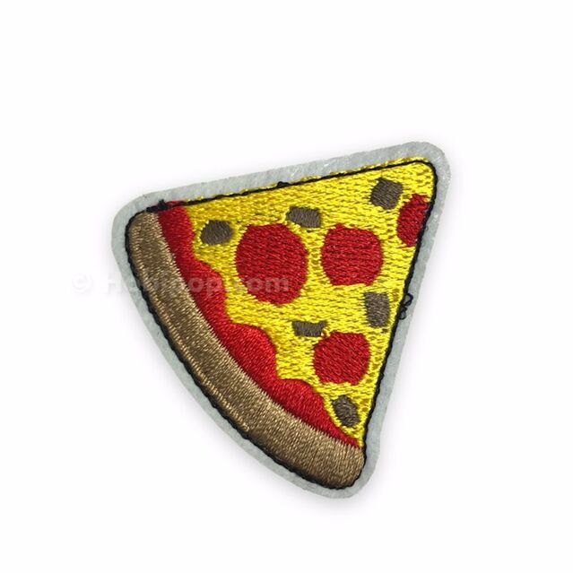 Ütüyle Yapışan Arma Mini Pizza Dilimi