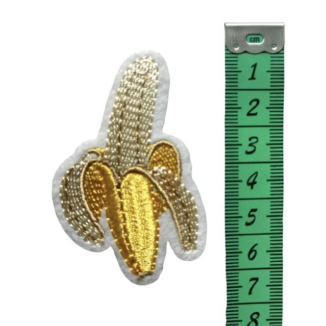 Ütüyle Yapışan Arma Muz Sarı