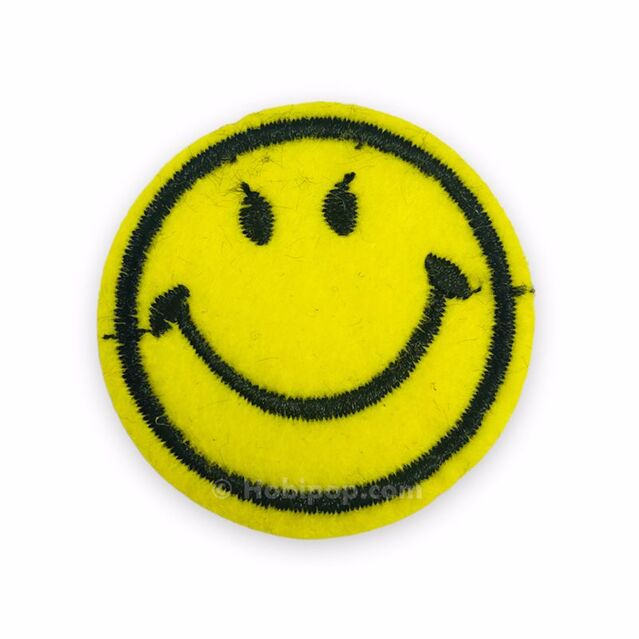 Ütüyle Yapışan Arma Smiley Neşeli