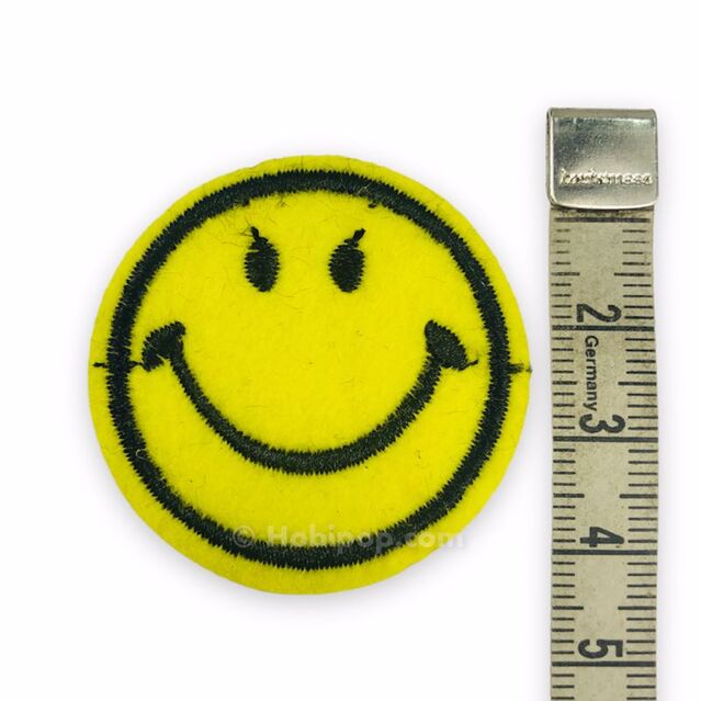 Ütüyle Yapışan Arma Smiley Neşeli