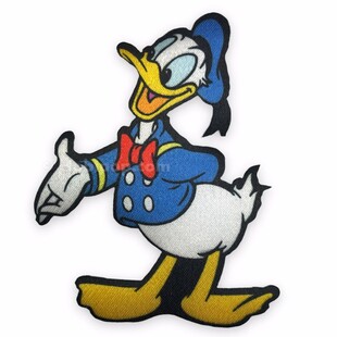 Ütüyle Yapışan Arma Yama Donald Duck Arma - Thumbnail