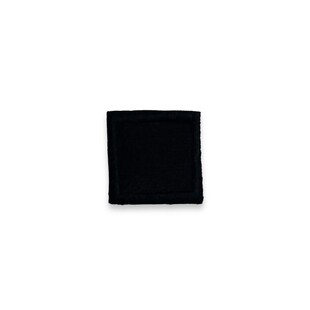 Ütüyle Yapışan Yama Arma Mini Kare Siyah 01 - Thumbnail