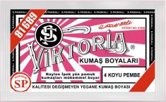 VİKTORİA - Viktoria Toz Kumaş Boyası 04 Koyu Pembe VİKTORİA - Viktoria Toz Kumaş Boyası 04 Koyu Pembe