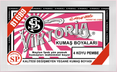 Viktoria Toz Kumaş Boyası 04 Koyu Pembe