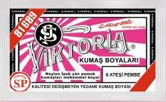 VİKTORİA - Viktoria Toz Kumaş Boyası 06 Ateş Pembe
