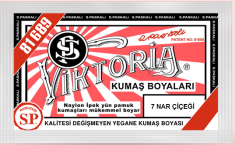 VİKTORİA - Viktoria Toz Kumaş Boyası 07 Nar Çiçeği VİKTORİA - Viktoria Toz Kumaş Boyası 07 Nar Çiçeği