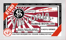 VİKTORİA - Viktoria Toz Kumaş Boyası 09 Koyu Kırmızı VİKTORİA - Viktoria Toz Kumaş Boyası 09 Koyu Kırmızı