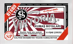 VİKTORİA - Viktoria Toz Kumaş Boyası 10 Vişne Çürüğü