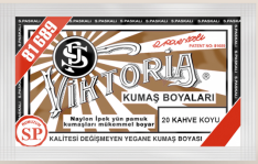 VİKTORİA - Viktoria Toz Kumaş Boyası 20 Kahve Koyu VİKTORİA - Viktoria Toz Kumaş Boyası 20 Kahve Koyu