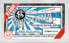 VİKTORİA - Viktoria Toz Kumaş Boyası 25 Mavi Koyu VİKTORİA - Viktoria Toz Kumaş Boyası 25 Mavi Koyu