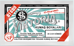 VİKTORİA - Viktoria Toz Kumaş Boyası 35 Cam Göbeği VİKTORİA - Viktoria Toz Kumaş Boyası 35 Cam Göbeği