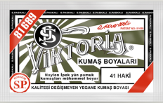 VİKTORİA - Viktoria Toz Kumaş Boyası 41 Haki VİKTORİA - Viktoria Toz Kumaş Boyası 41 Haki