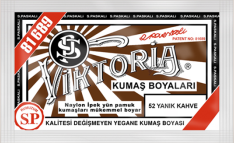 VİKTORİA - Viktoria Toz Kumaş Boyası 52 Yanık Kahve VİKTORİA - Viktoria Toz Kumaş Boyası 52 Yanık Kahve