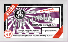 VİKTORİA - Viktoria Toz Kumaş Boyası 53 Şarabi Koyu VİKTORİA - Viktoria Toz Kumaş Boyası 53 Şarabi Koyu