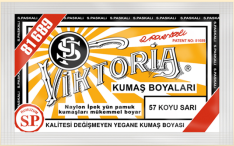 VİKTORİA - Viktoria Toz Kumaş Boyası 57 K.Sarı VİKTORİA - Viktoria Toz Kumaş Boyası 57 K.Sarı