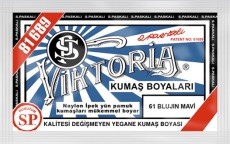 VİKTORİA - Viktoria Toz Kumaş Boyası 61 Blujin Mavi VİKTORİA - Viktoria Toz Kumaş Boyası 61 Blujin Mavi