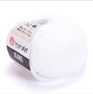 YARNART - Yarnart Jeans 62 Beyaz YARNART - Yarnart Jeans 62 Beyaz