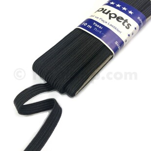 PUPPETS - Yassı Lastik Siyah 10 Metrelik Top