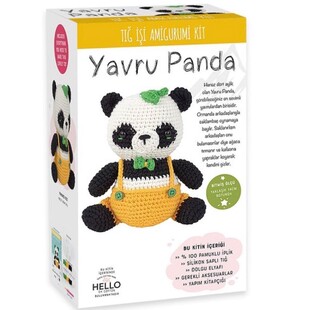 Yavru Panda Amigurumi Yapım Seti - Thumbnail